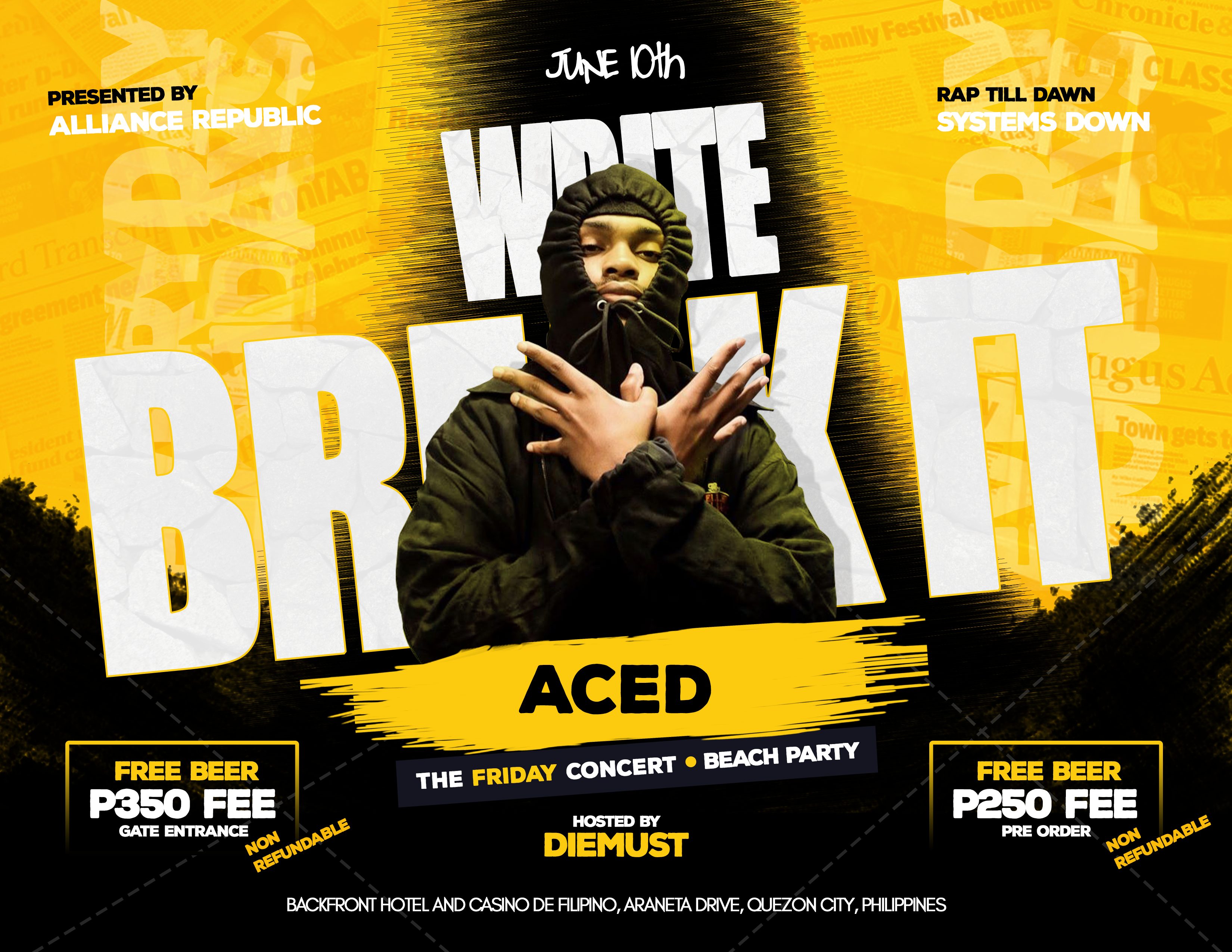 Social Media Event Poster Design